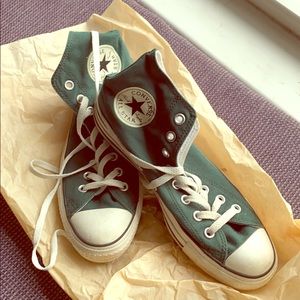 GUC Converse High Tops Hunter Green M7 W9